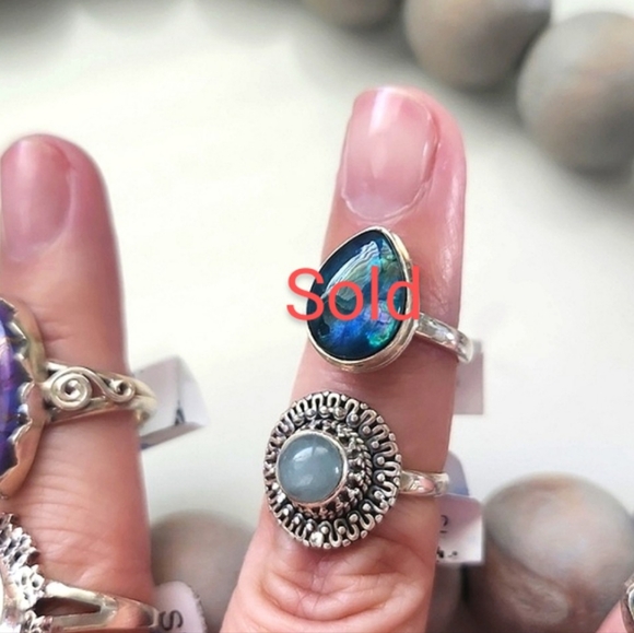 NEW Genuine Sterling Silver Rings - Size 7 - Picture 5 of 6